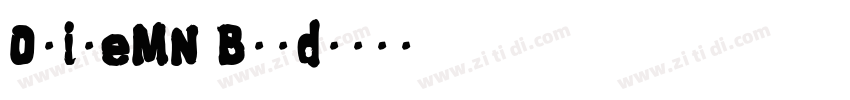 OliveMN Bold字体转换